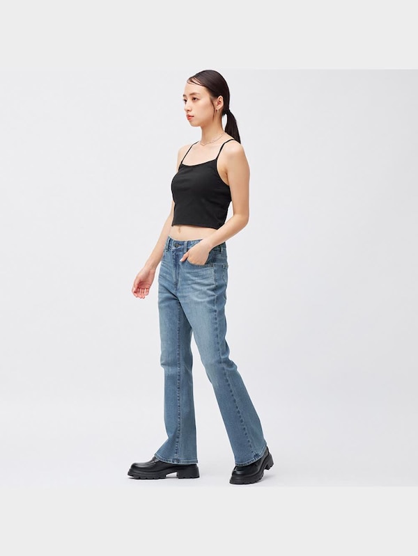 ミドルライズフレアジーンズB+EC(丈短め68.0cm)