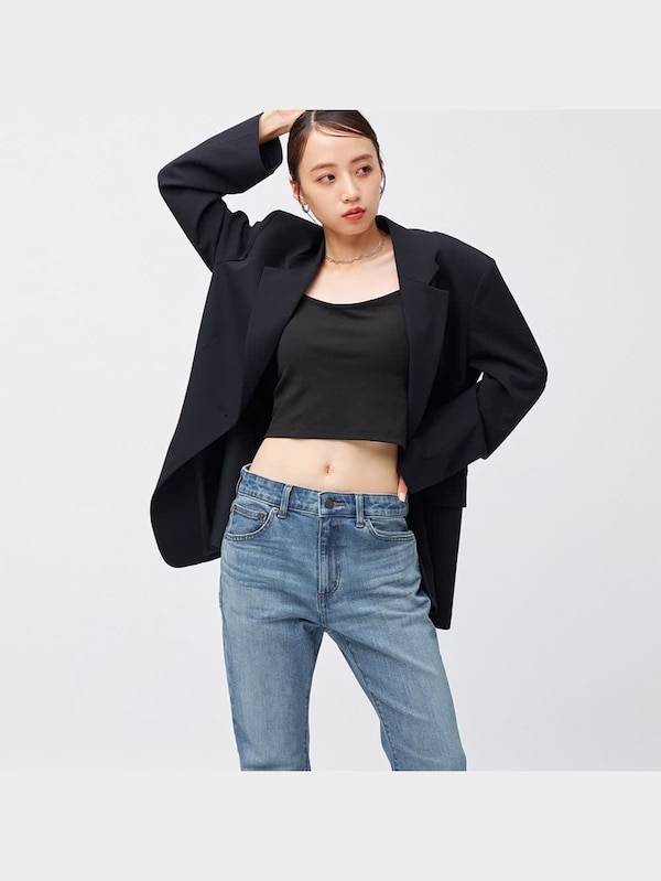 ミドルライズフレアジーンズB+EC(丈短め68.0cm)