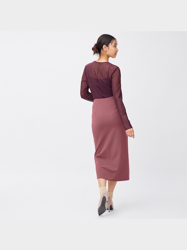 カットソーナローミディスカート(丈標準82.0～86.0cm)