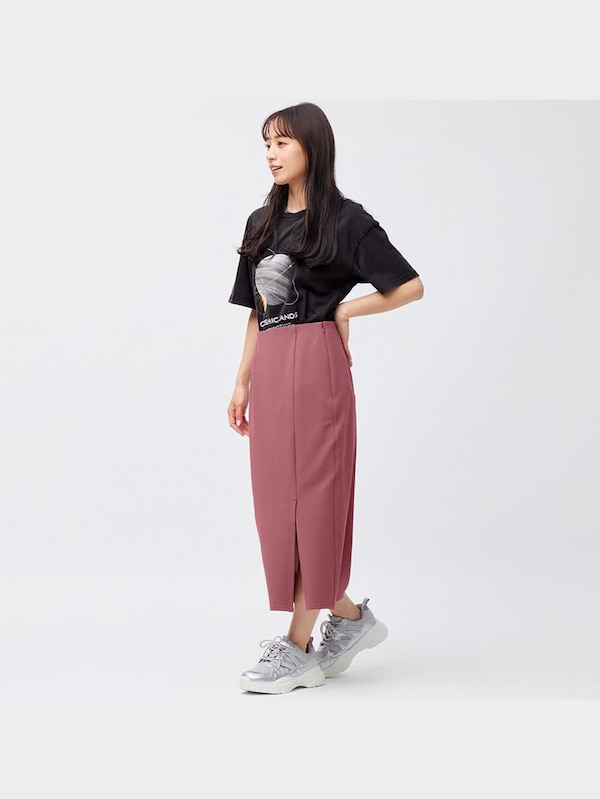 カットソーナローミディスカート+EC(丈短め76.0～80.0cm)