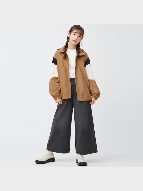 GIRLSデニムワイドパンツ