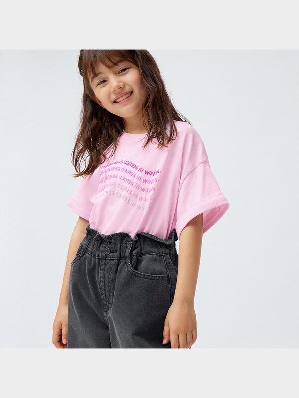 GIRLSデニムワイドパンツ