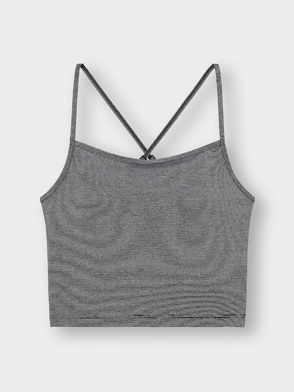 ブラフィール2WAYクロップドキャミソール(ラメ)