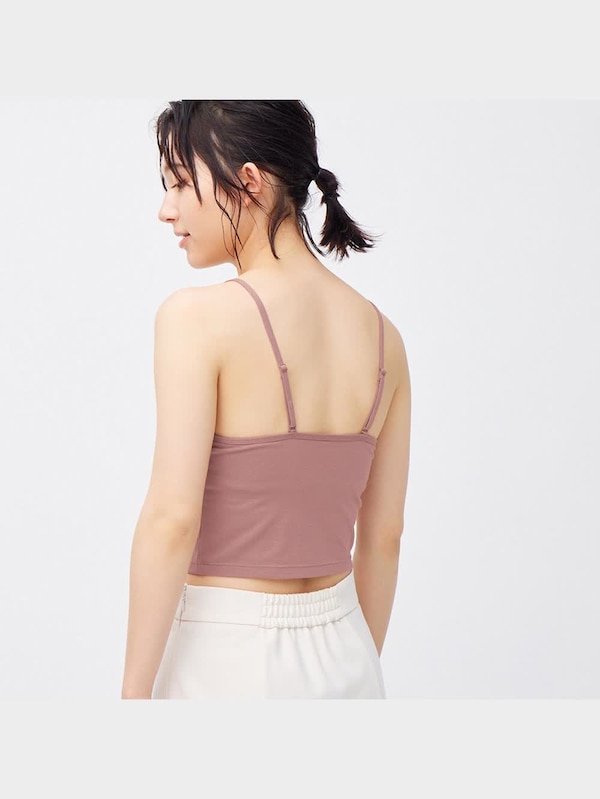 ブラフィール2WAYクロップドキャミソール(ラメ)