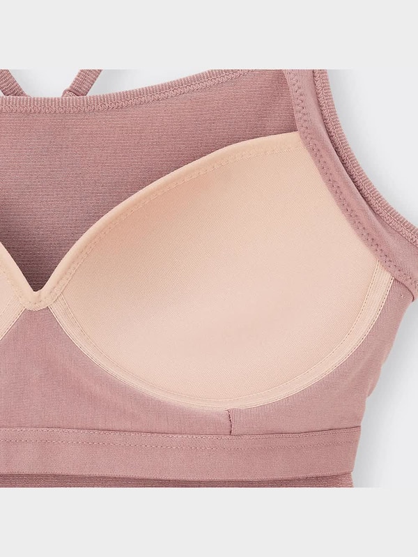 ブラフィール2WAYクロップドキャミソール(ラメ)