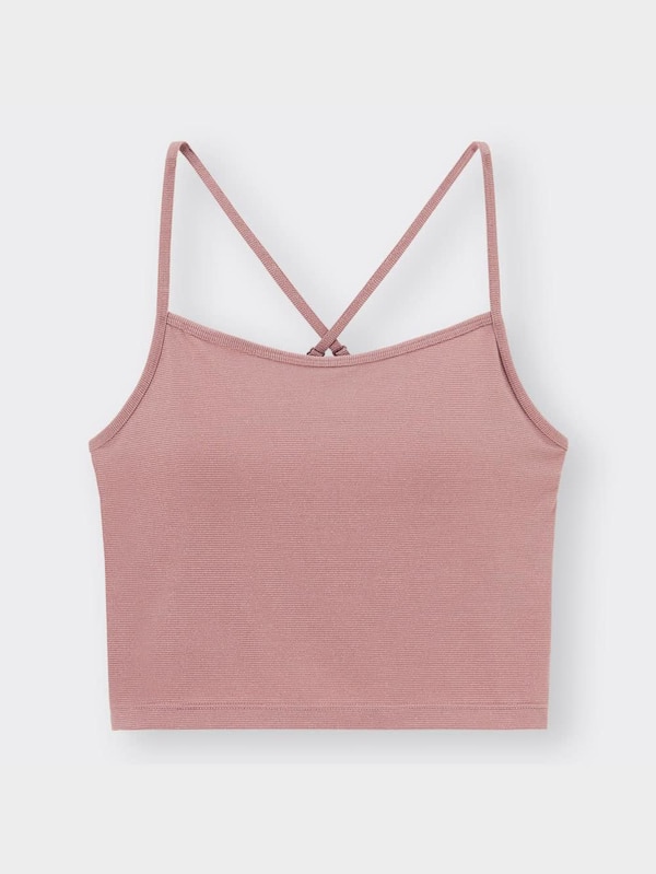 ブラフィール2WAYクロップドキャミソール(ラメ)