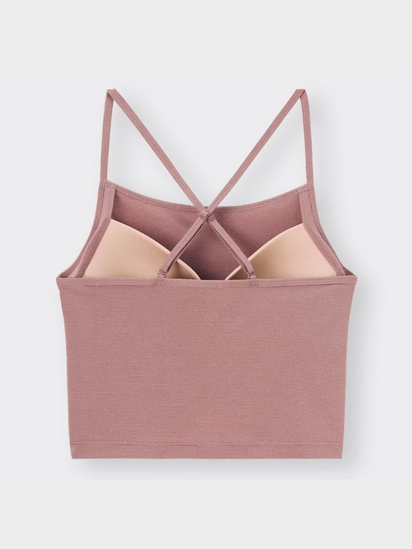 ブラフィール2WAYクロップドキャミソール(ラメ)