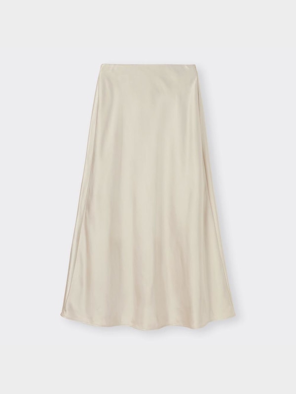 サテンロングスカート(丈標準83.0～90.0cm)