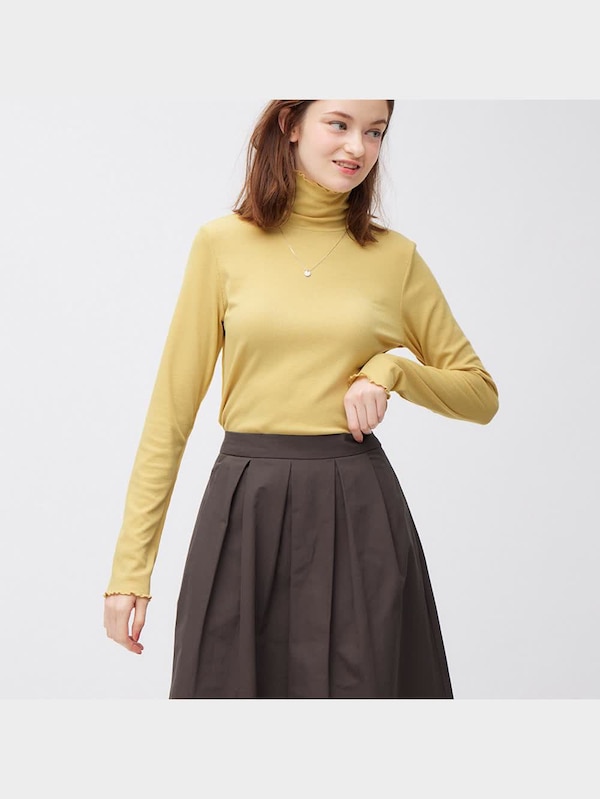 タフタフレアミディスカート