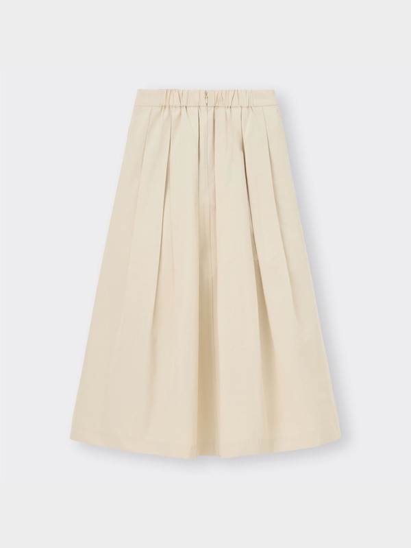 タフタフレアミディスカート