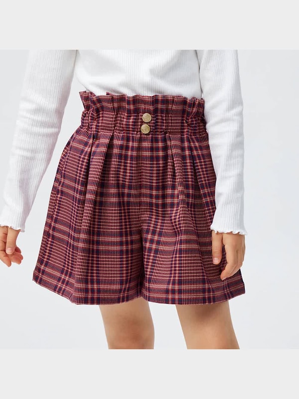 GIRLSチェックショートパンツ