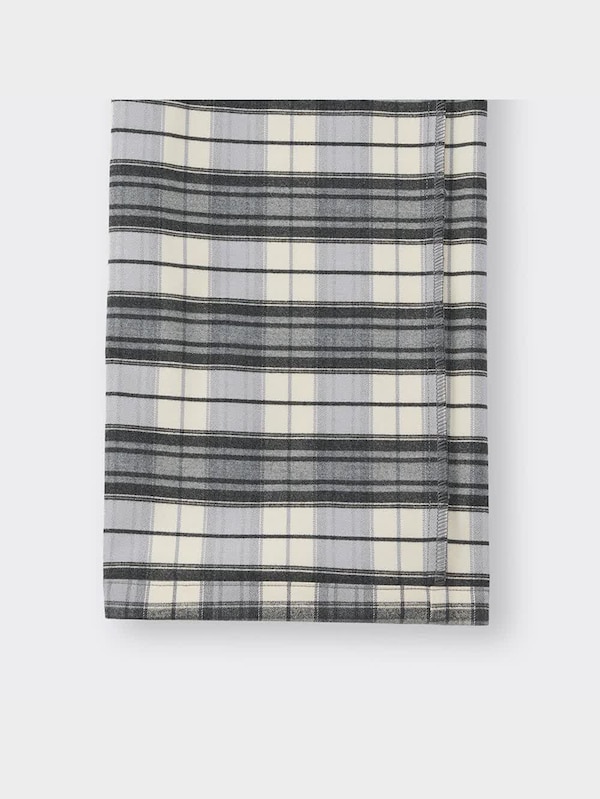 GIRLS起毛ワイドパンツ(チェック)