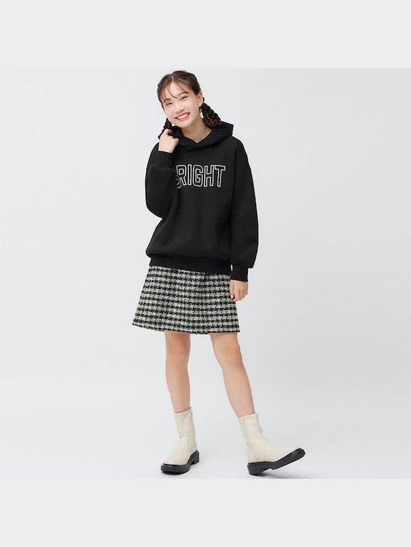 GIRLS裏フリースツイーディミニスカート