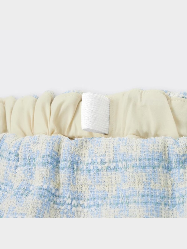 GIRLS裏フリースツイーディミニスカート