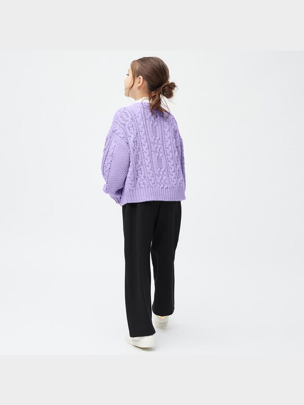 GIRLS起毛ワイドパンツ