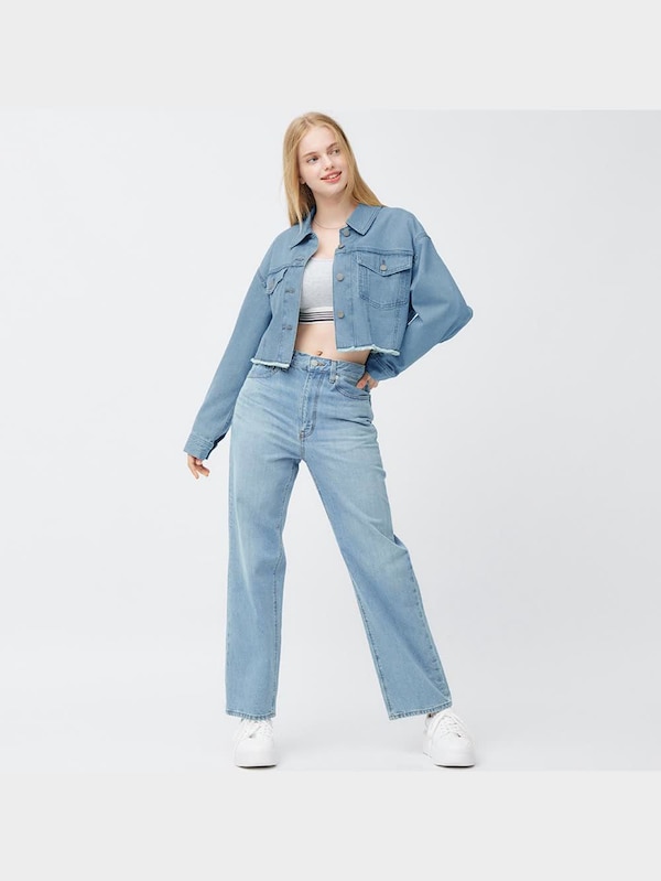 デニムクロップドジャケット