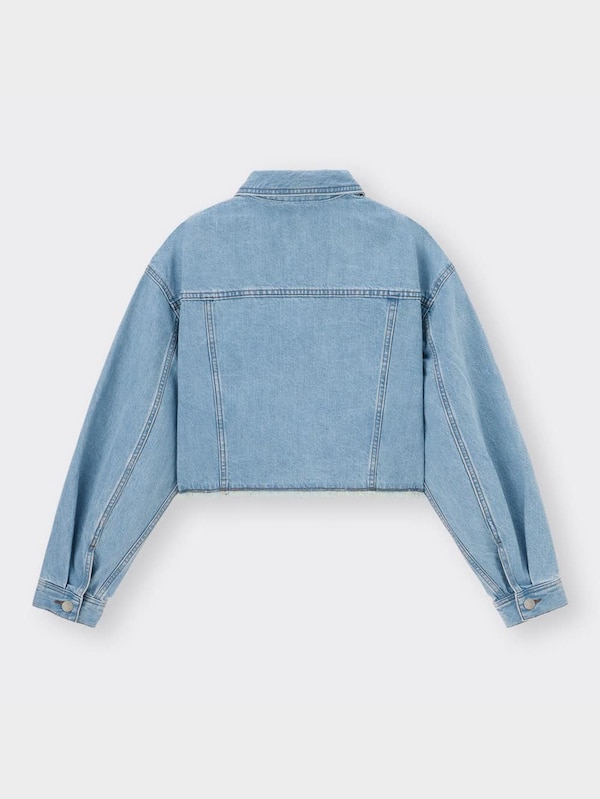 デニムクロップドジャケット