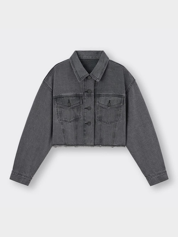 デニムクロップドジャケット