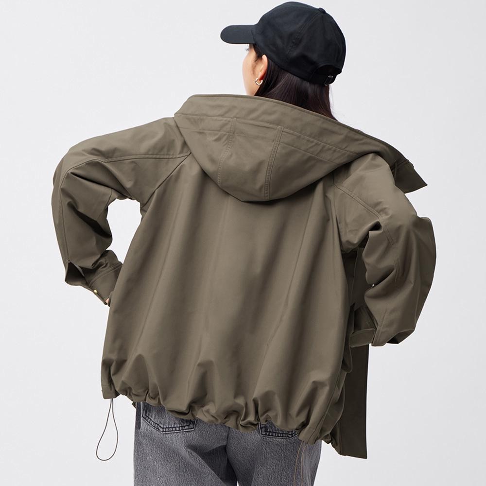 gu 22aw マウンテンパーカ OLIVE レディース XXL