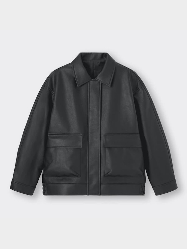 黒 レザージャケット ボタン留めソフネット 未使用 SOPHNET. × Barbour 