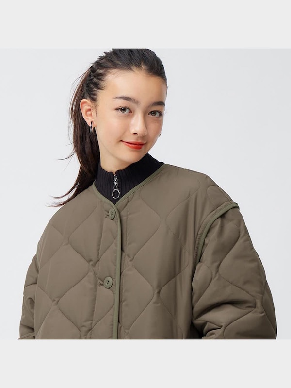 ヒートパデッド2WAYオーバーサイズブルゾン