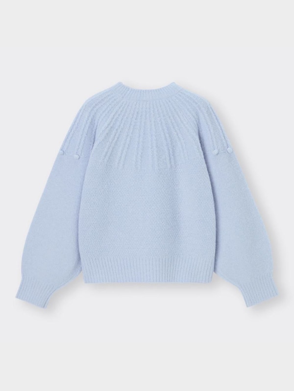 GIRLSパフィータッチポップコーンセーター(長袖)