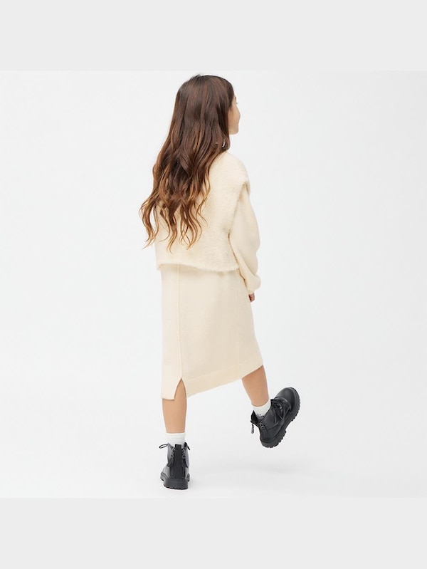 GIRLSパフィータッチ3WAYレイヤードニットワンピース(長袖)