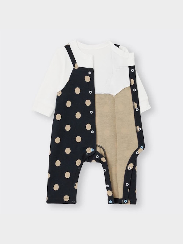 BABY(NEWBORN)セパオール(長袖)(ドット)+X