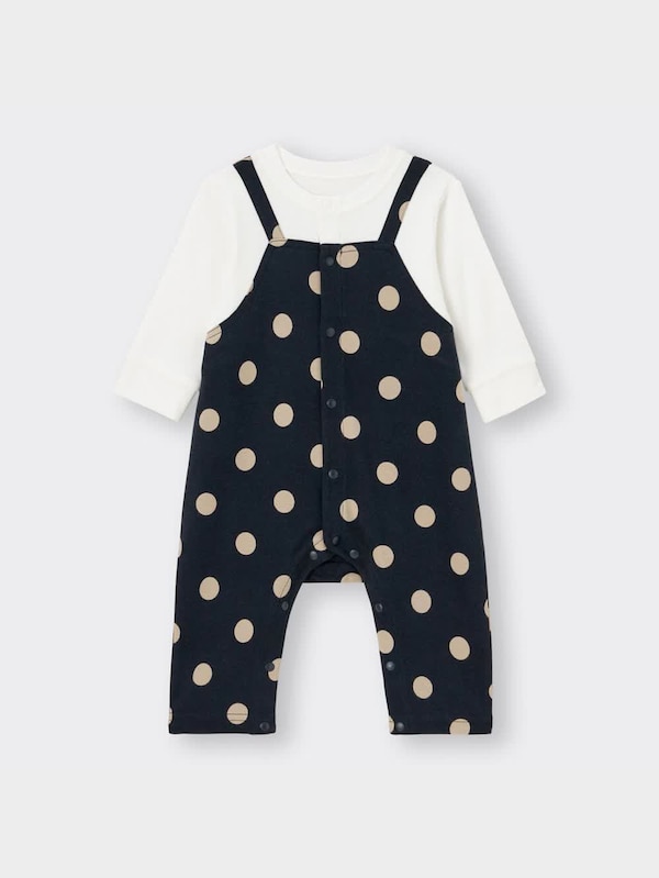 BABY(NEWBORN)セパオール(長袖)(ドット)+X