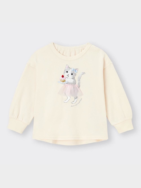 BABY(TODDLER)カンタンT(長袖)(キャット)