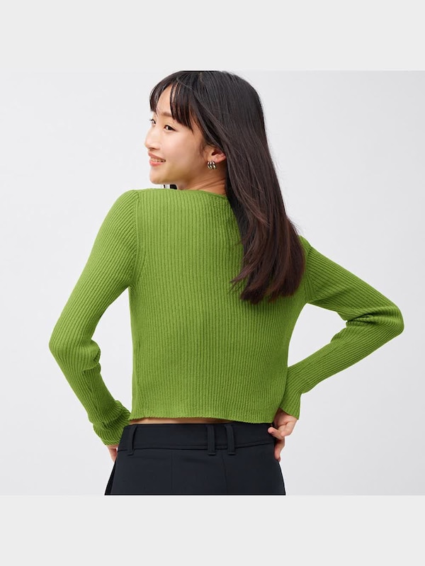 シアーショートカーディガン(長袖)