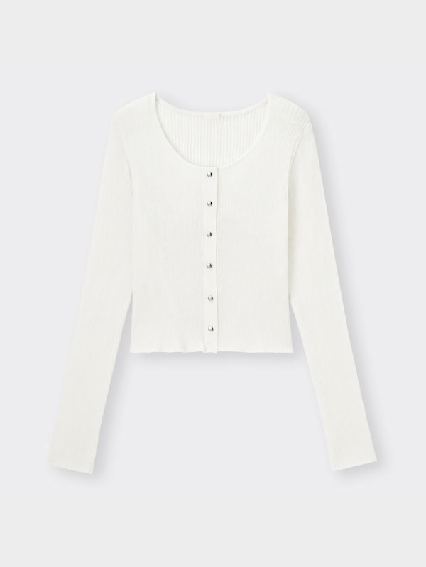 シアーショートカーディガン(長袖)