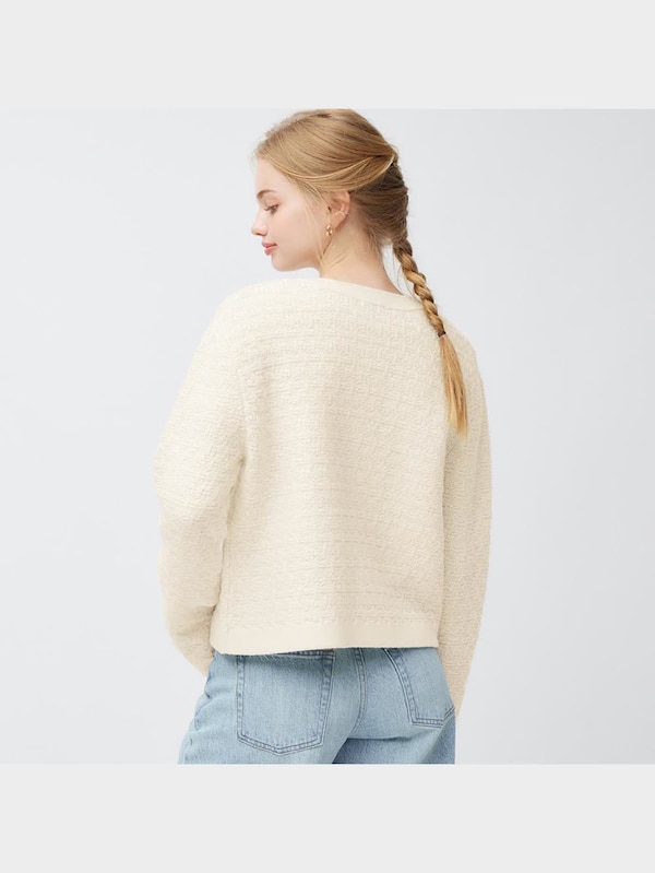 ダブルポケットニットジャケット(長袖)