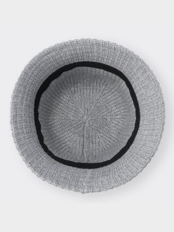 ニットバケットハット