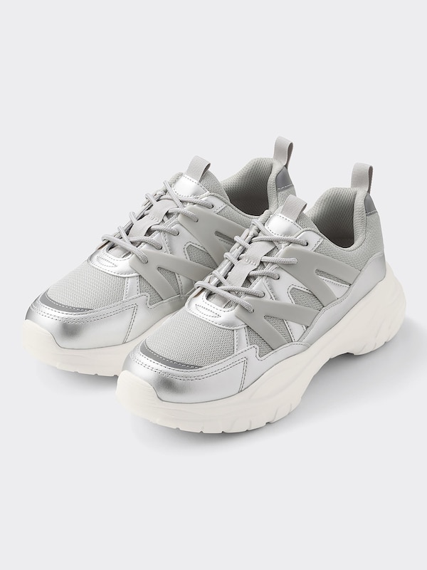 ボリュームソールメッシュスニーカー