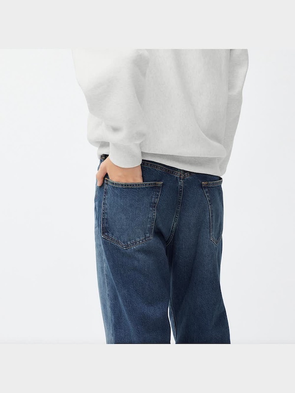 ストレートジーンズ+EC(丈長め83.0cm)