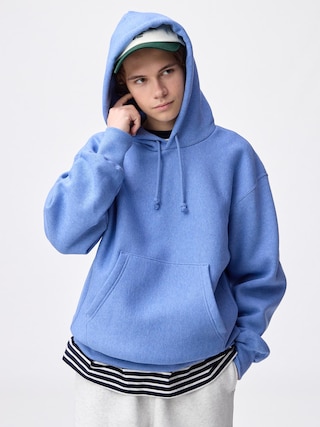 ヘビーウェイトスウェットパーカ(長袖)(セットアップ可能) 【メンズ】 【Tシャツ・カットソー】【GU公式/ジーユー】 【BLUE】 ヘビーウェイトスウェットパーカ(長袖)(セットアップ可能) 【メンズ】 【Tシャツ・カットソー】【GU公式/ジーユー】 【BLUE】