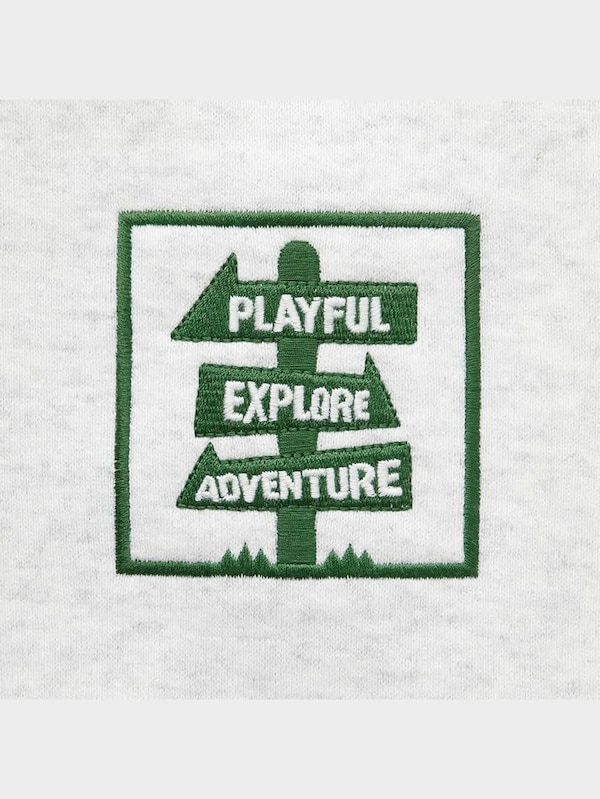 KIDS(男女兼用)オーバーサイズスウェットプルオーバー(長袖)(ワンポイント)