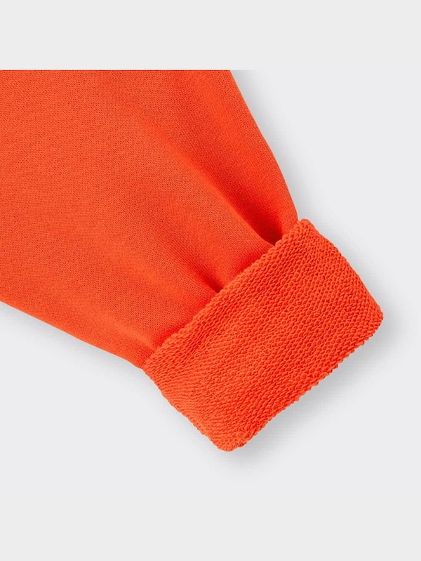 KIDS(男女兼用)オーバーサイズスウェットプルオーバー(長袖)(ロゴ)