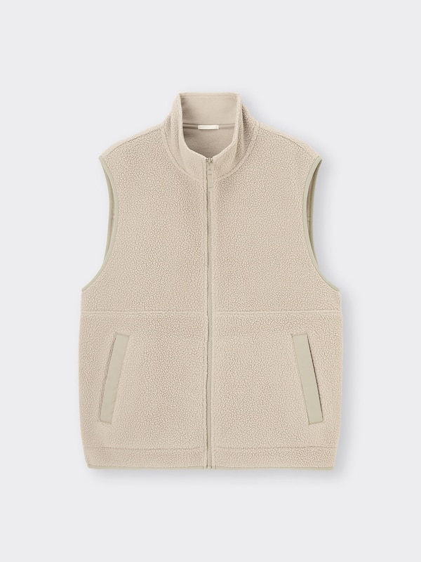 フリースジップベスト