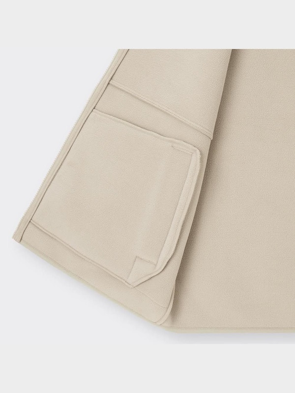 フリースジップベスト