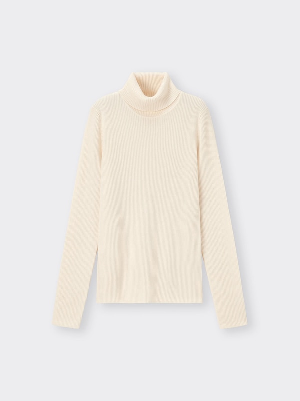 リブタートルネックセーター(長袖)