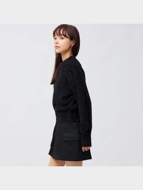 シャイニークルーネックセーター(長袖)