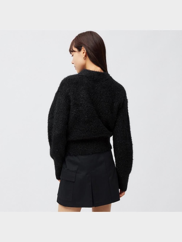 シャイニークルーネックセーター(長袖)