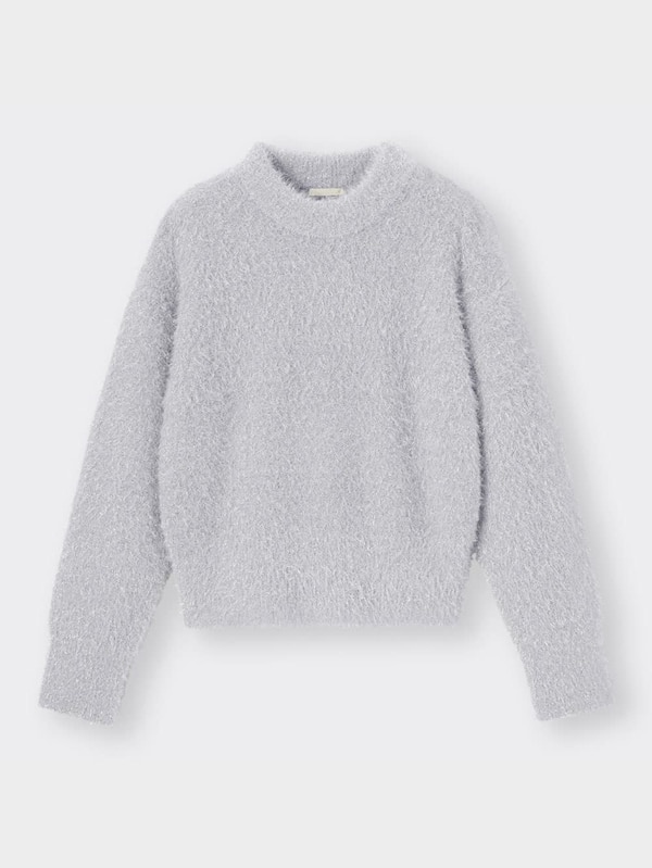 シャイニークルーネックセーター(長袖)