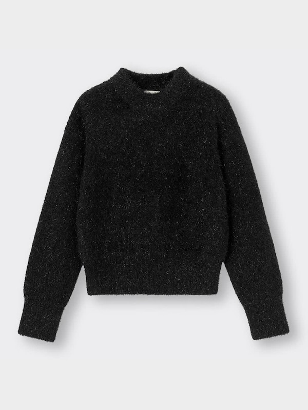 シャイニークルーネックセーター(長袖)