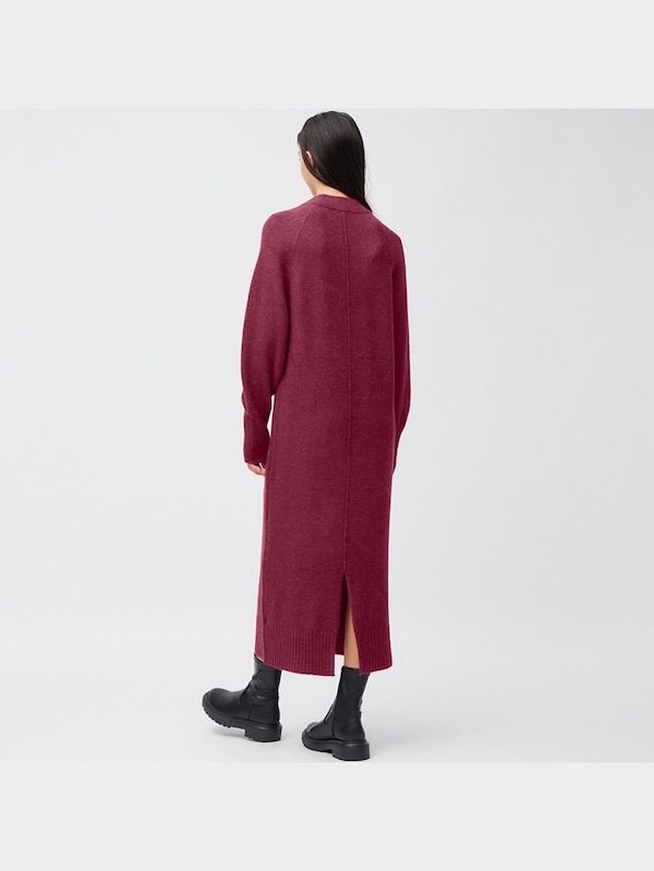 パフィータッチロングニットワンピース(長袖)