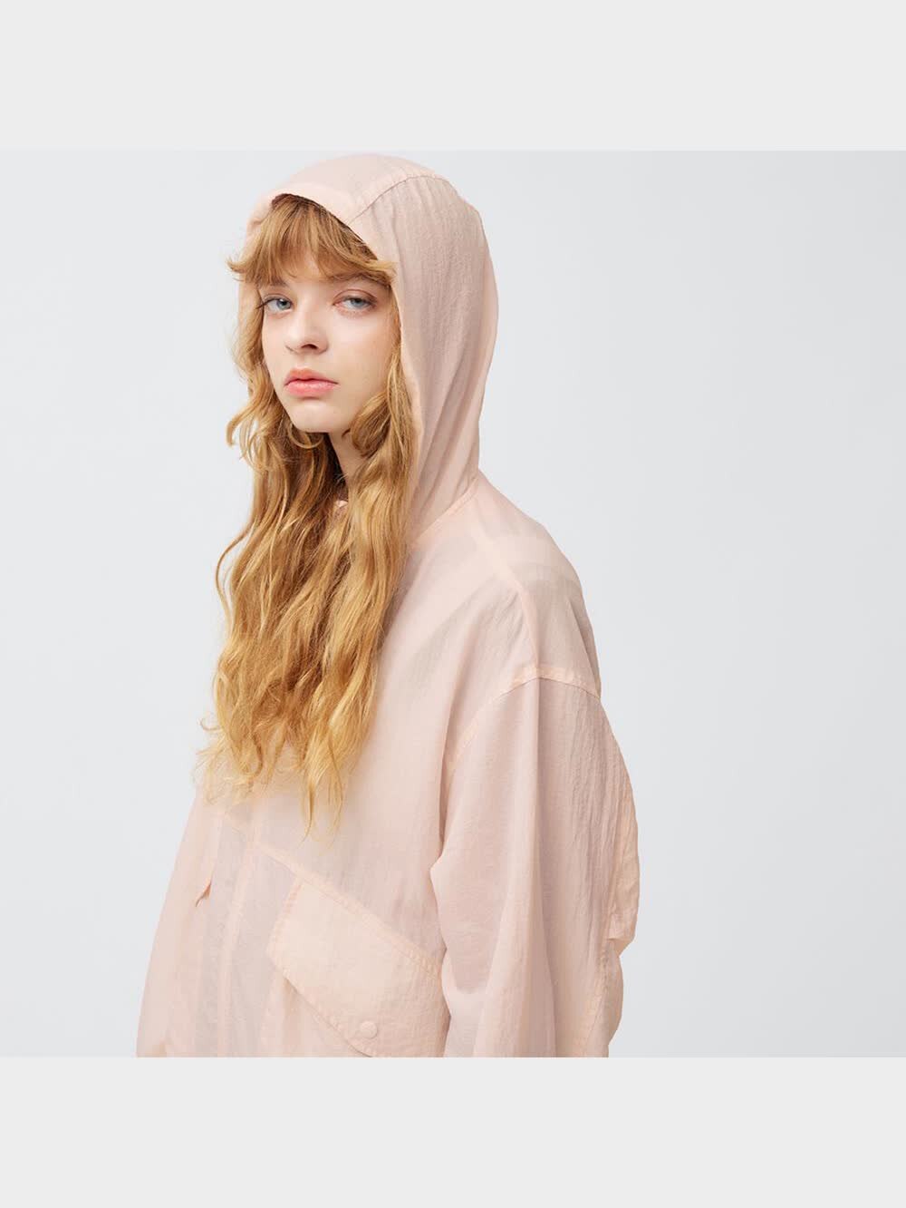 購入勧誘▷▶コメントお願いします GU公式 | UVカット撥水フルジップパーカGA+X(2023年秋アイテム)