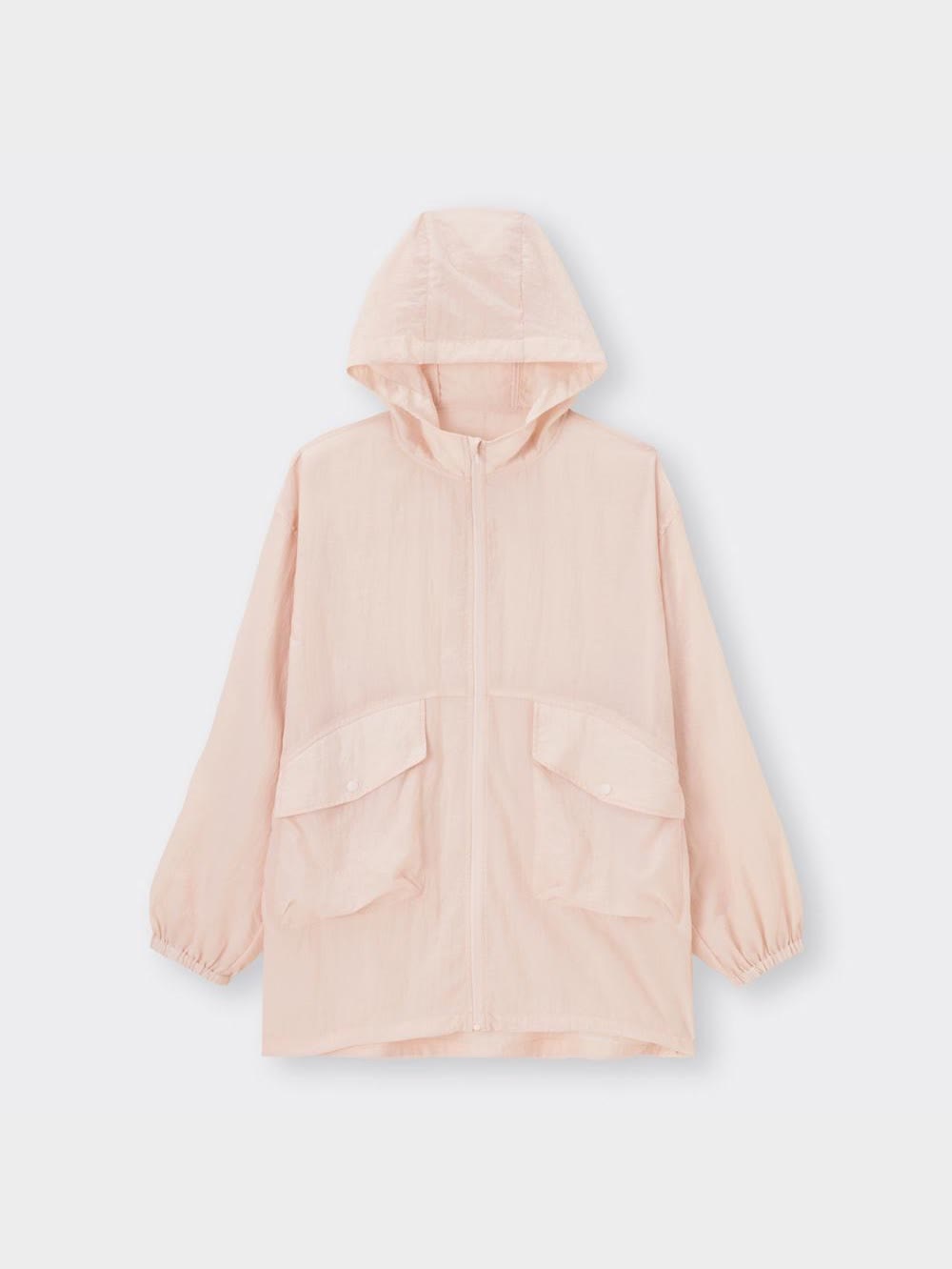 GU公式 | UVカット撥水フルジップパーカGA+X(2023年秋アイテム)