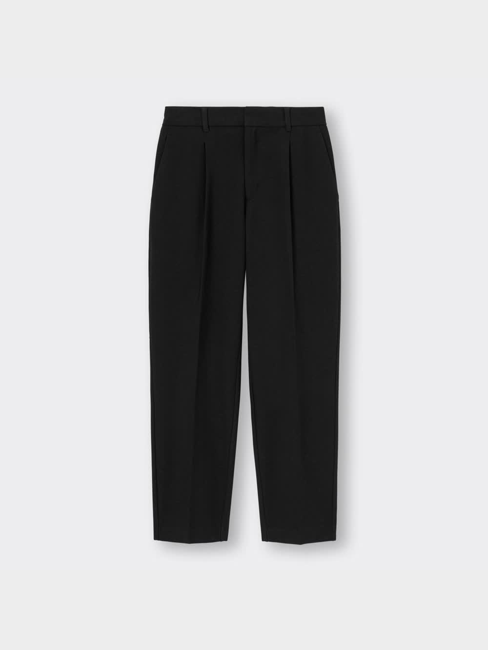 GU公式 | 起毛タックテーパードパンツ(丈標準65.0～69.0cm)